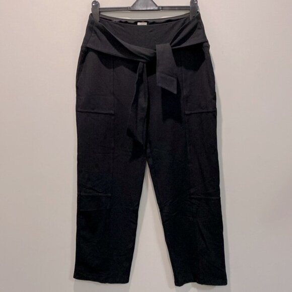 Joie wide leg capris pants Black waist high rise Size xl - Picture 14 of 15
